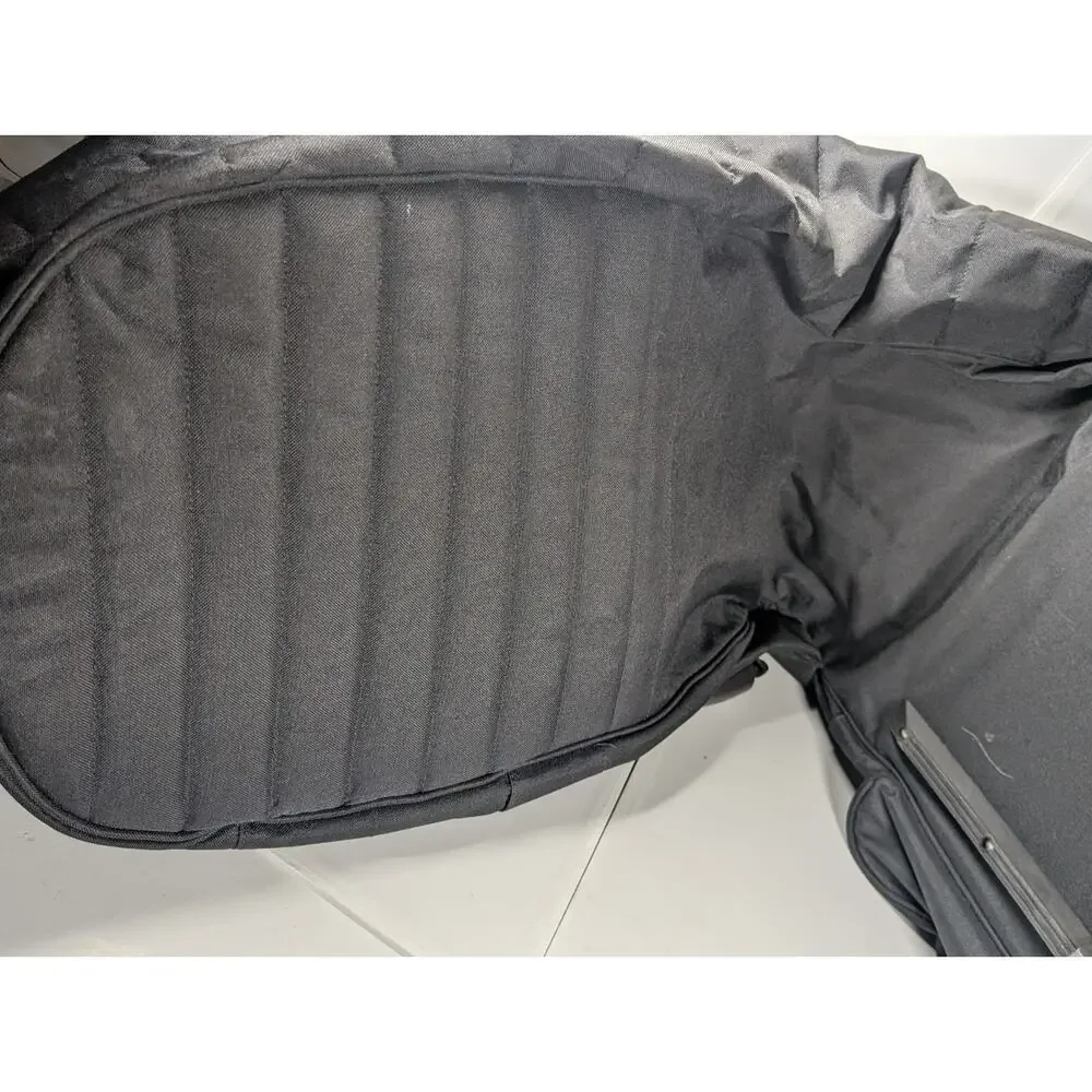 Samsonite Wheeled Golf Travel Bag Padded Club Cover Rolling Case Black 50